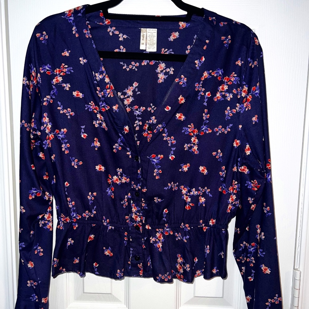 JAPNA Peplum Blouse
